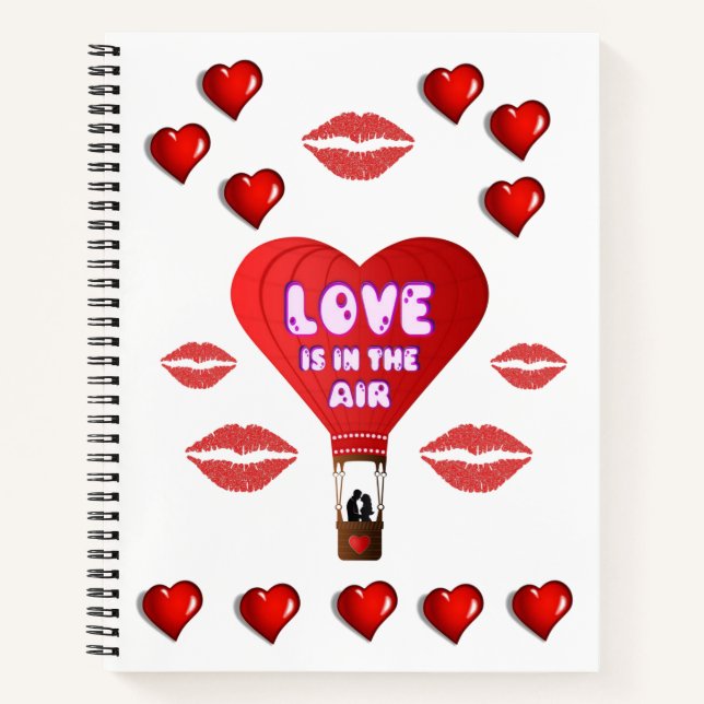 Spiral Notebook Valentine's Day Notizbuch (Vorderseite)