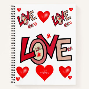 Spiral Notebook Valentine's Day Notizbuch