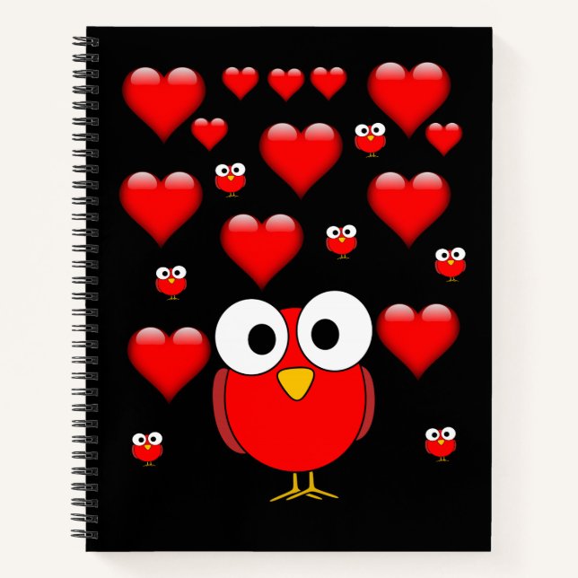 Spiral Notebook Valentine's Day Notizbuch (Vorderseite)