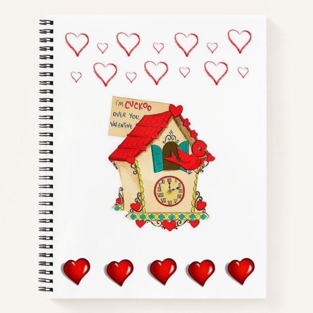 Spiral Notebook Valentine's Day Notizbuch (Vorderseite)