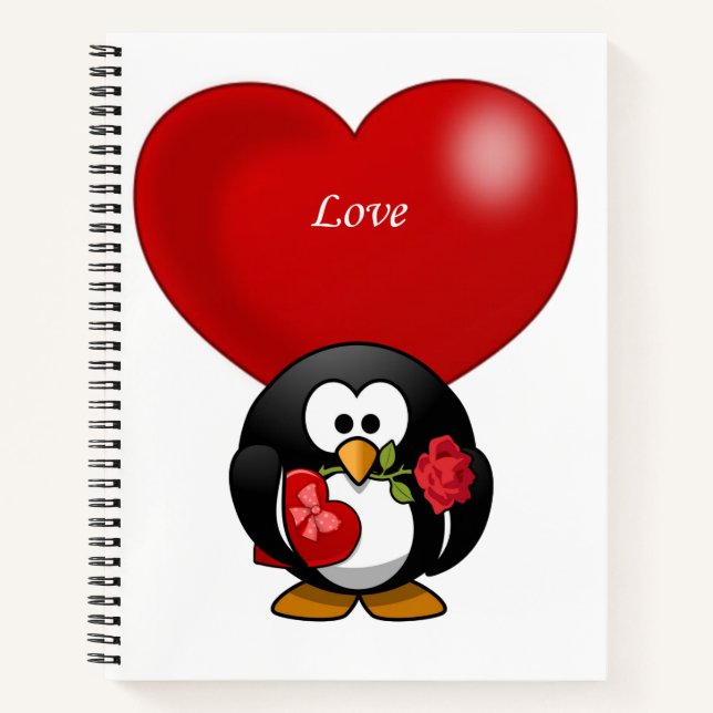 Spiral Notebook Valentine's Day Notizbuch (Vorderseite)