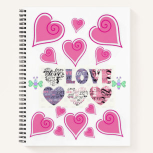 Spiral Notebook Valentine's Day Notizbuch