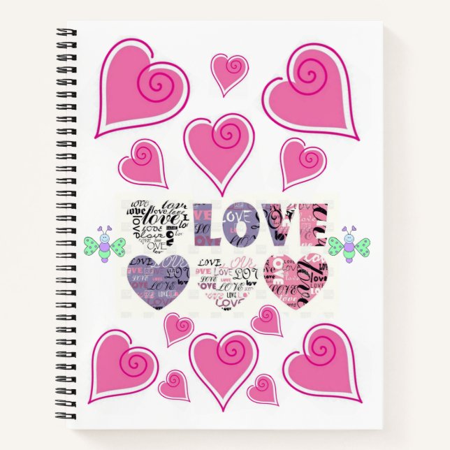 Spiral Notebook Valentine's Day Notizbuch (Vorderseite)