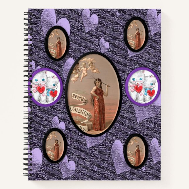 Spiral Notebook Valentine's Day Notizbuch (Vorderseite)