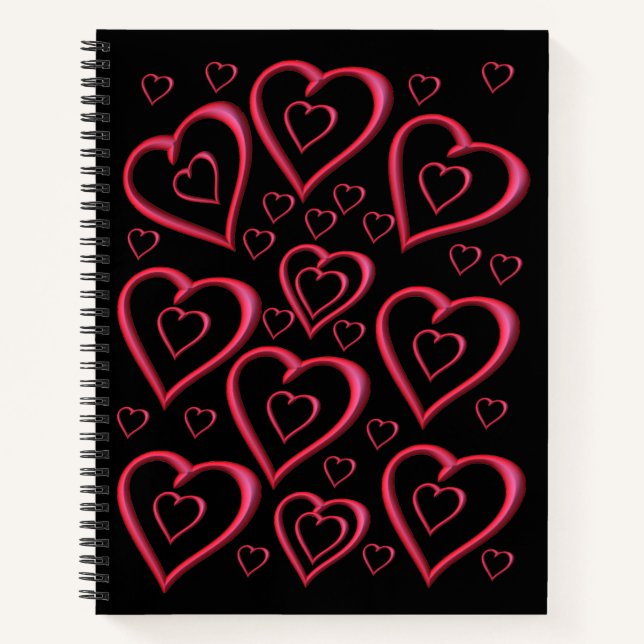 Spiral Notebook Valentine's Day Notizbuch (Vorderseite)