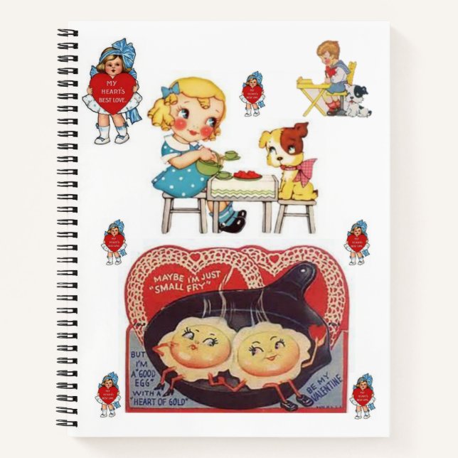 Spiral Notebook Valentine's Day Notizbuch (Vorderseite)