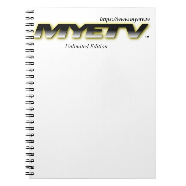 Spiral-Notebook von MYETV Notizblock (Vorderseite)