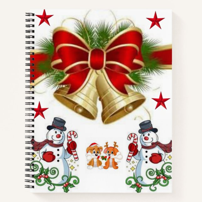 Spiral Notebook Weihnachten Notizbuch (Vorderseite)