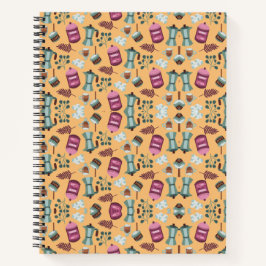Spiral notebook with front and back covers notizbuch