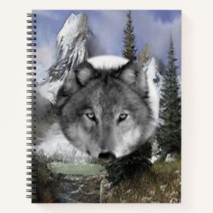 Spiral Notebook Wolf Notizbuch