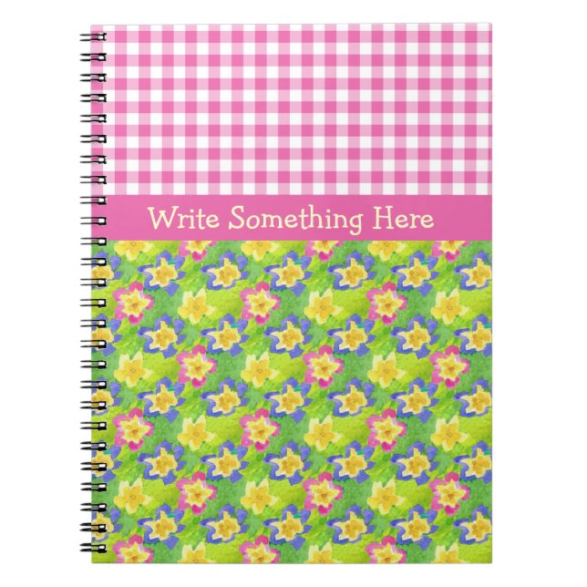 Spiral Notebook zu Personalisieren: Primroses Ging Notizblock (Vorderseite)