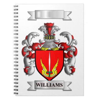 Spiral-Notizbuch Williams Familienname Notizblock