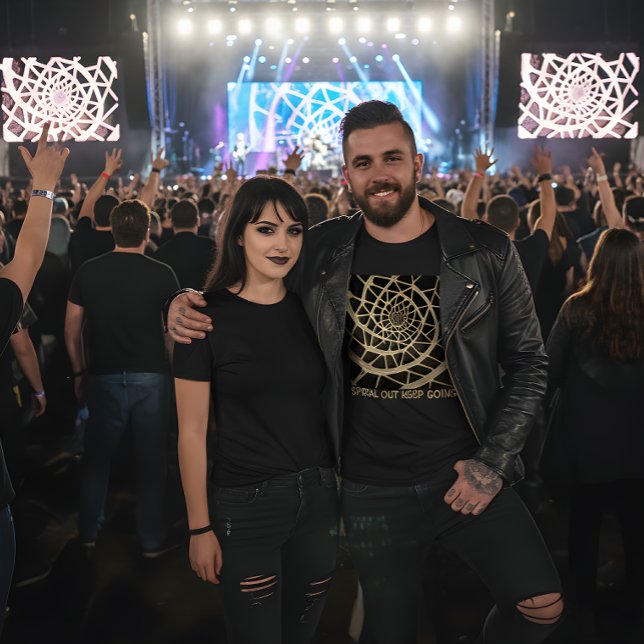 Spiral Out Behalt Going - Art & Music Fusion T-Shi T-Shirt (Von Creator hochgeladen)