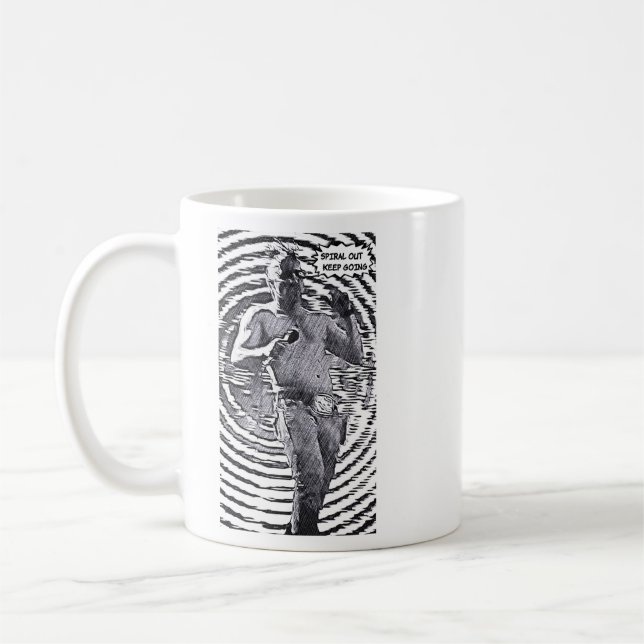 Spiral Out Behalt Going - Cool Maynard Kaffeetasse (Links)