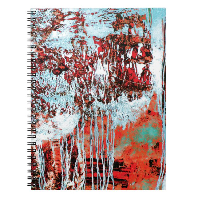 Spiral Photo Notebook – Corrosion Pulse Notizblock (Vorderseite)