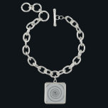 Spiral Pi Klicken Sie auf Anpassen, um die Farbe G Armband<br><div class="desc">Ein Pi-Symbol und Ziffern in einer grafischen Spirale-Mode auf einem grauen Hintergrund präsentiert, können Sie leicht an die Farbe Ihrer Wahl anpassen. Achten Sie darauf, die Farbe für die Vorderseite und Rückseite von Produkten mit zwei Seiten oder mehreren Elementen anzupassen. Ändern Sie einfach die Farbe des grauen Hintergrunddesigns von der...</div>