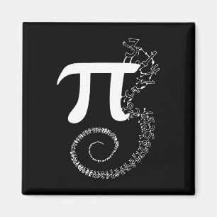 Spiral Pi Math Funny Pi Tag 3.14 Math Gleichung Gi Magnet