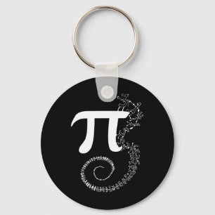 Spiral Pi Math Funny Pi Tag 3.14 Math Gleichung Gi Schlüsselanhänger