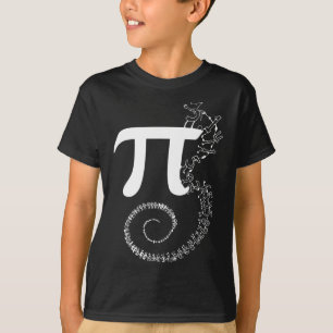 Spiral Pi Math Funny Pi Tag 3.14 Math Gleichung Gi T-Shirt
