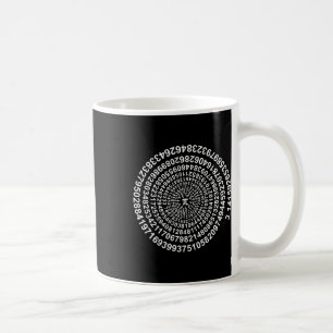 Spiral Pi Math Shirt Kaffeetasse