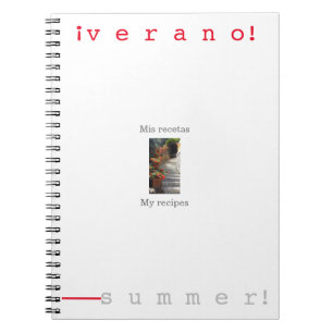 Spiral Recipe Book Notizblock