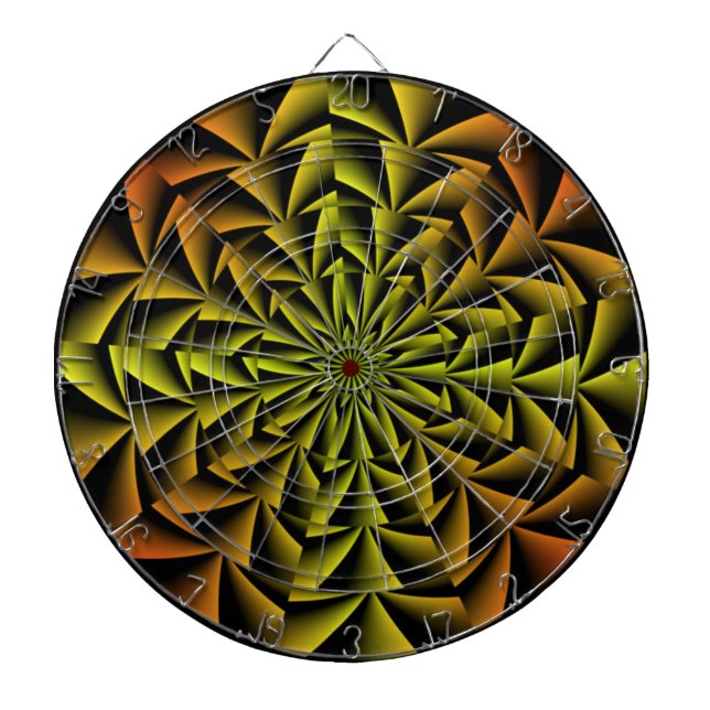 Spiral Retro Art Dartscheibe (vorne)