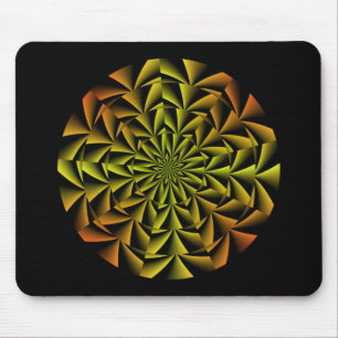 Spiral Retro Art Mousepad