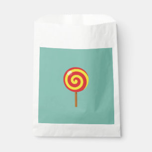 Spiral Rot Gelber Lutscher Geschenktütchen