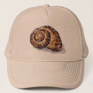 Spiral-Schnecke-Muschel Truckerkappe