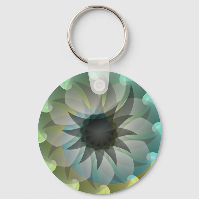 Spiral Shark Schlüsselanhänger von Kenneth Yoncich (Vorderseite)