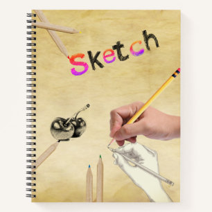 Spiral Sketchbook Notebook Notizbuch
