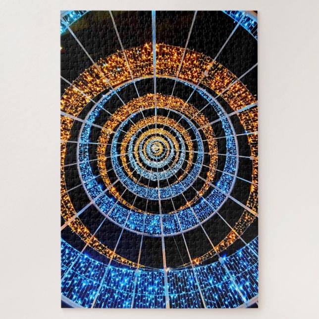 Spiral-Twinklights-Jigsaw-Puzzle Puzzle (Vertikal)