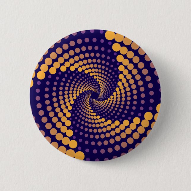 Spiral-Vortex-Muster Button (Vorderseite)