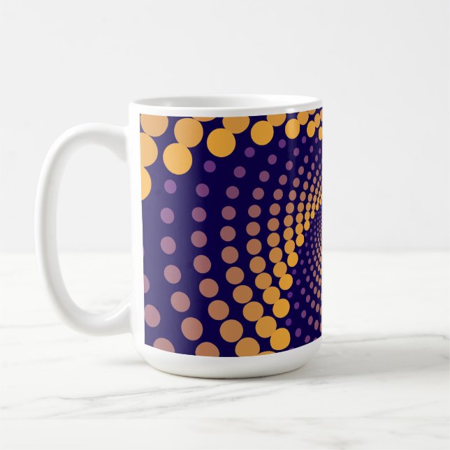 Spiral-Vortex-Muster Kaffeetasse (Links)