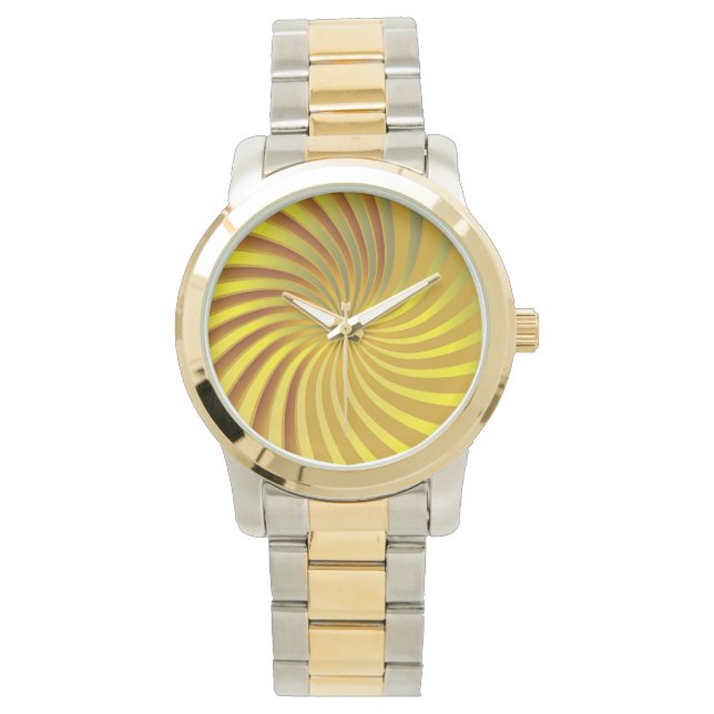 Spiral Vortex überwachen Armbanduhr (Vorderseite)