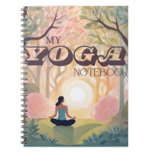 Spiral Yoga Foto Notebook
