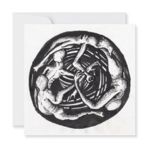 Spiralabstieg, flache Karte