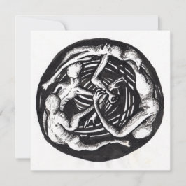 Spiralabstieg, flache Karte