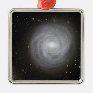 Spiralarm NGC 4921 Silbernes Ornament