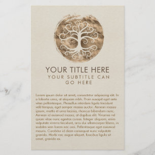 Spiralbaum des Lebens - Yggdrasil Flyer