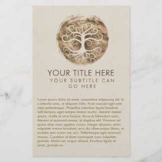 Spiralbaum des Lebens - Yggdrasil Flyer