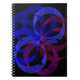 Spiralblock mit geometrischer Figur 8 Notizblock