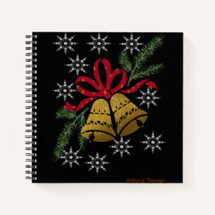 Spiralblock mit Glocken Notizbuch