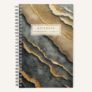 Spiralblock mit individuellem Namen Softcover Notizbuch