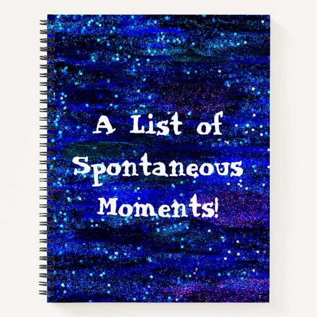 Spiralblock Notizbuch (Vorderseite)
