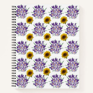 Spiralblock Sonnenblume Notizbuch