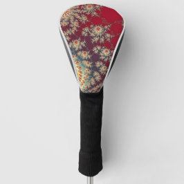 Spiralblumenmuster Golf Headcover