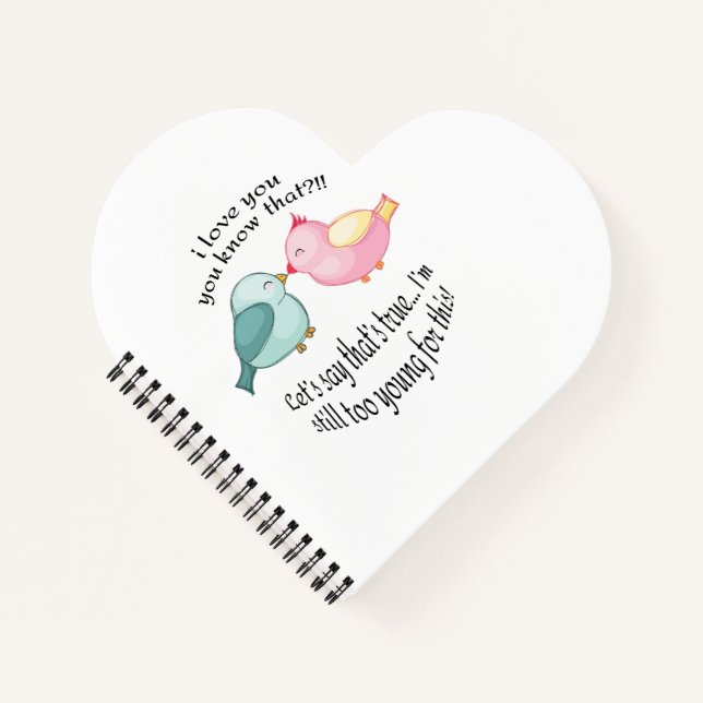 Spiralbüchlein für Kinder Notizbuch (Vorderseite)