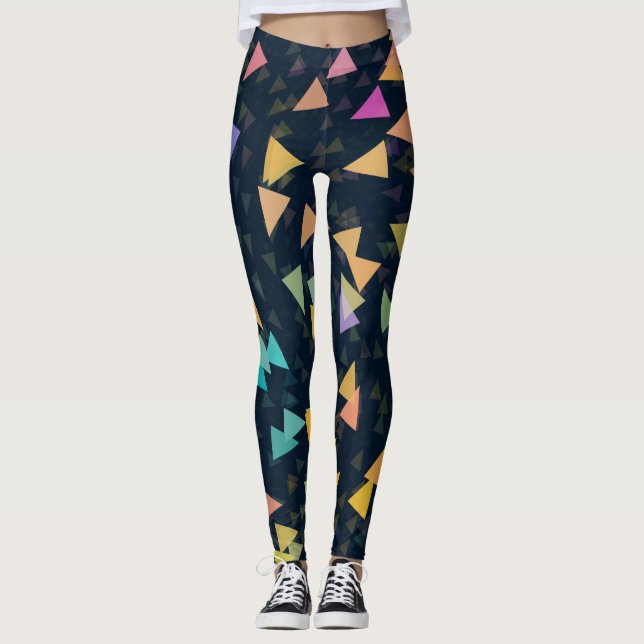 Spiraldreiecke Leggings (Vorderseite)