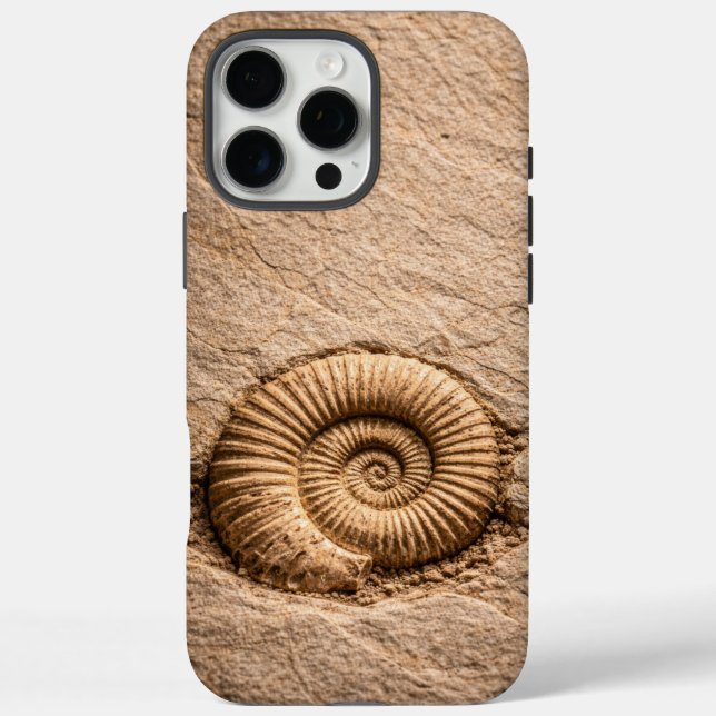 Spirale Ammoniten-Fossilie Case-Mate iPhone Hülle (Rückseite)